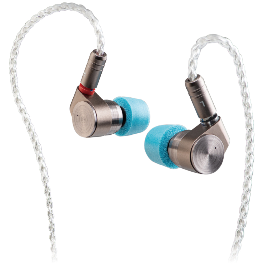 TINHIFI T2 earbuds, with dual dynamic drivers, deliver light tuning and moderate low frequency for clear sound. Silver metal with tank-like durability, ultra-reliable, and a detachable cable for tangle-free portability. Classic Hi-Fi audio, perfect for FS