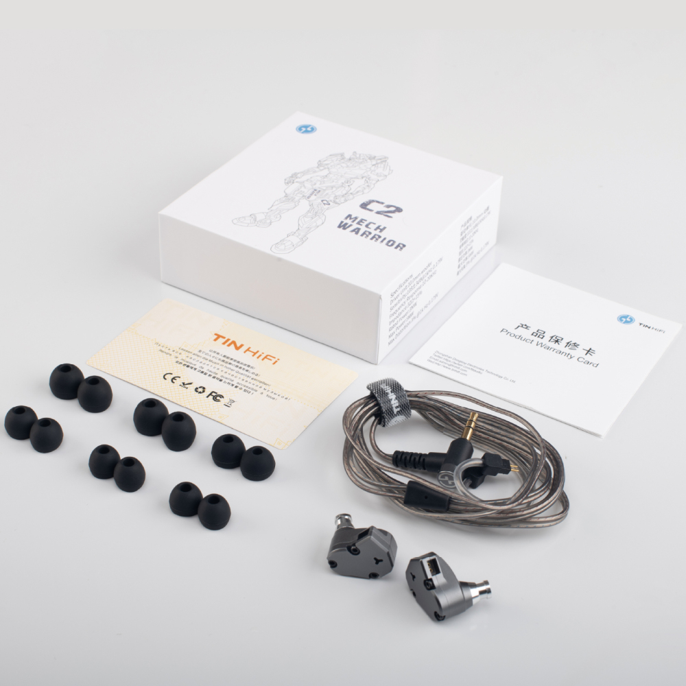 TINHIFI C2 Best Budget In-Ear Headphones 2023  Mech-Style Hi-Fi Earbuds for Gaming, Work, and Study with PU+LCP DriversExperience Hi-Fi, Gaming, Work, and Study  Mech-Style Design and PU+LCP Drivers