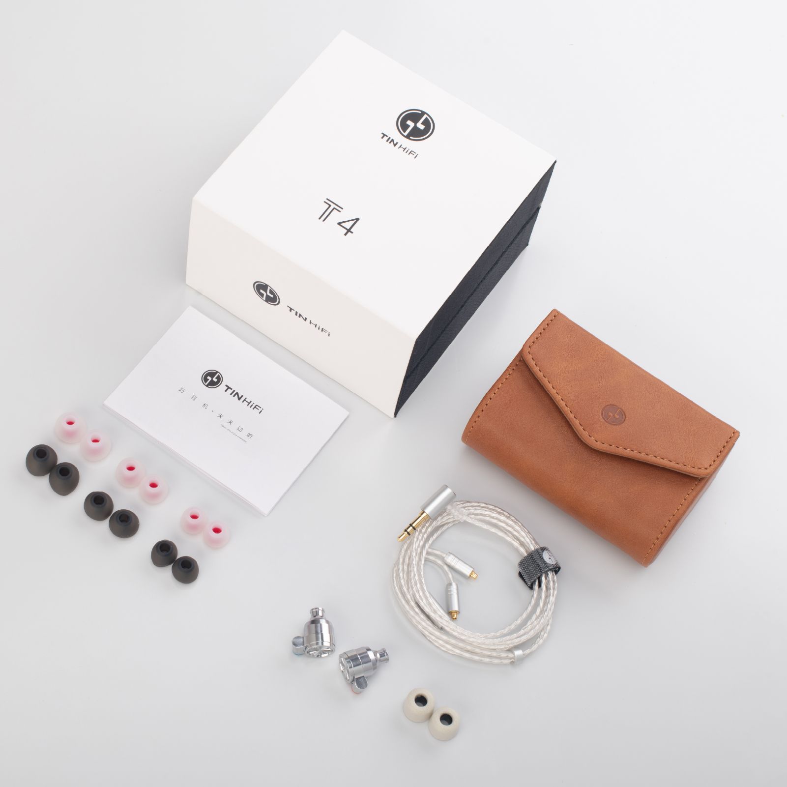 Tinhifi T4 In Ear Earphone 10mm Carbon Nanotube CNT Dynamic Driver