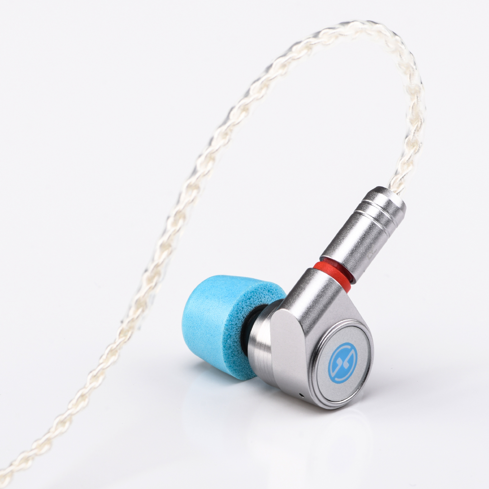 TINHIFI T2 DLC Dual Dynamic Driver Metal IEM Earphones – CNC Precision Silver In-Ear Headphones with Interchangeable MMCX Cable, Powerful Rhythm Bass, HiFi Wired Earbuds for Music & Gaming | $49