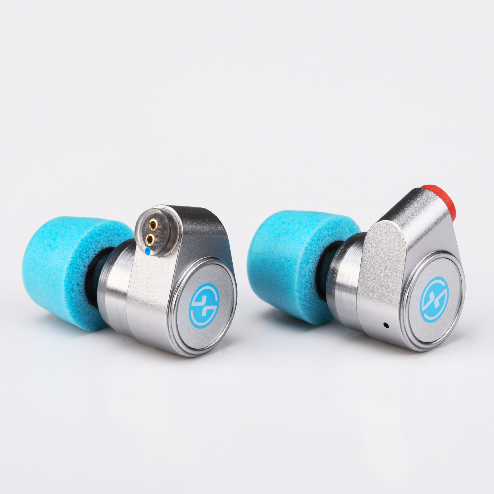 TINHIFI T2 DLC Dual Dynamic Driver Metal IEM Earphones – CNC Precision Silver In-Ear Headphones with Interchangeable MMCX Cable, Powerful Rhythm Bass, HiFi Wired Earbuds for Music & Gaming | $49