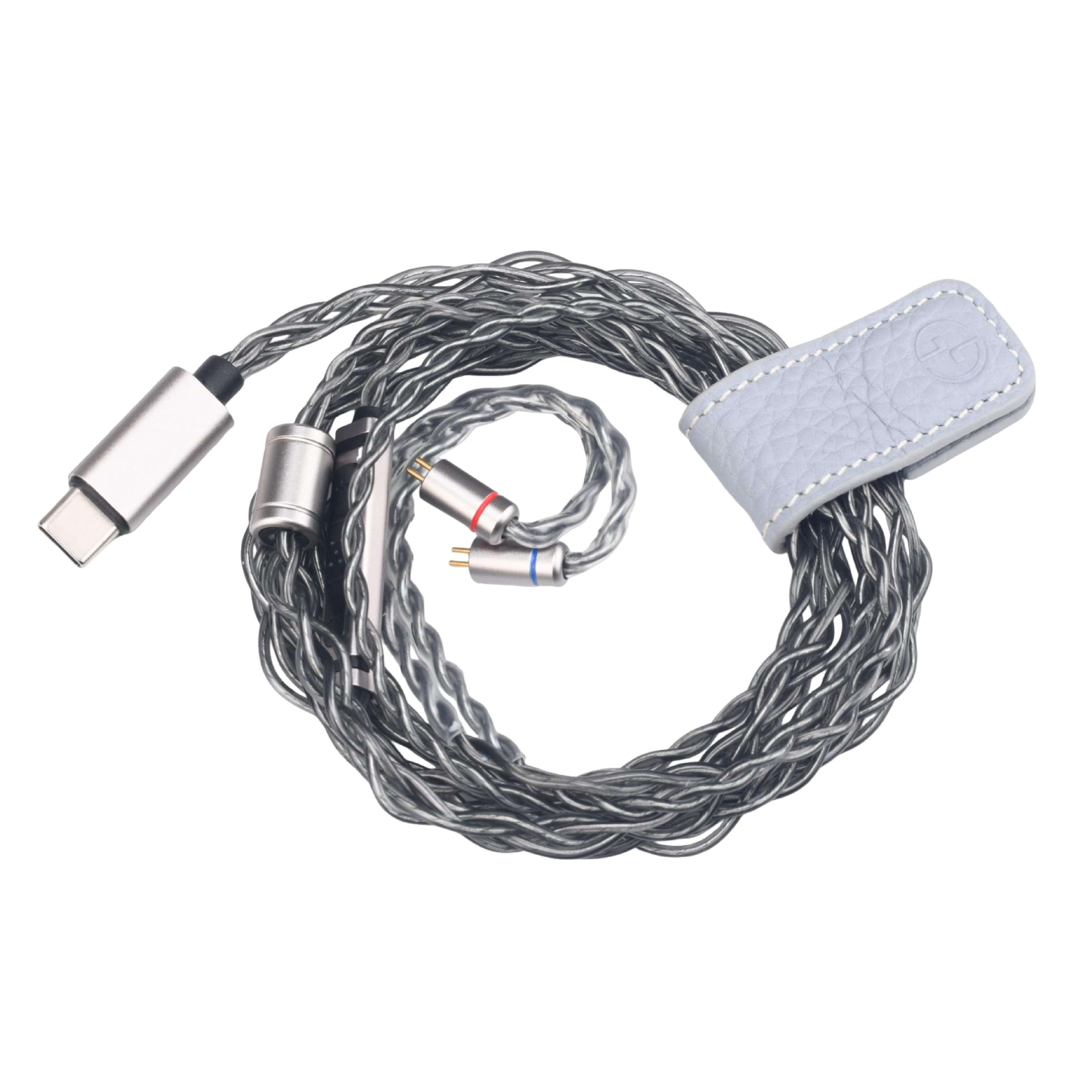 Premium French Calf Leather Cable Slider for Hi-Fi In-Ear Monitors
