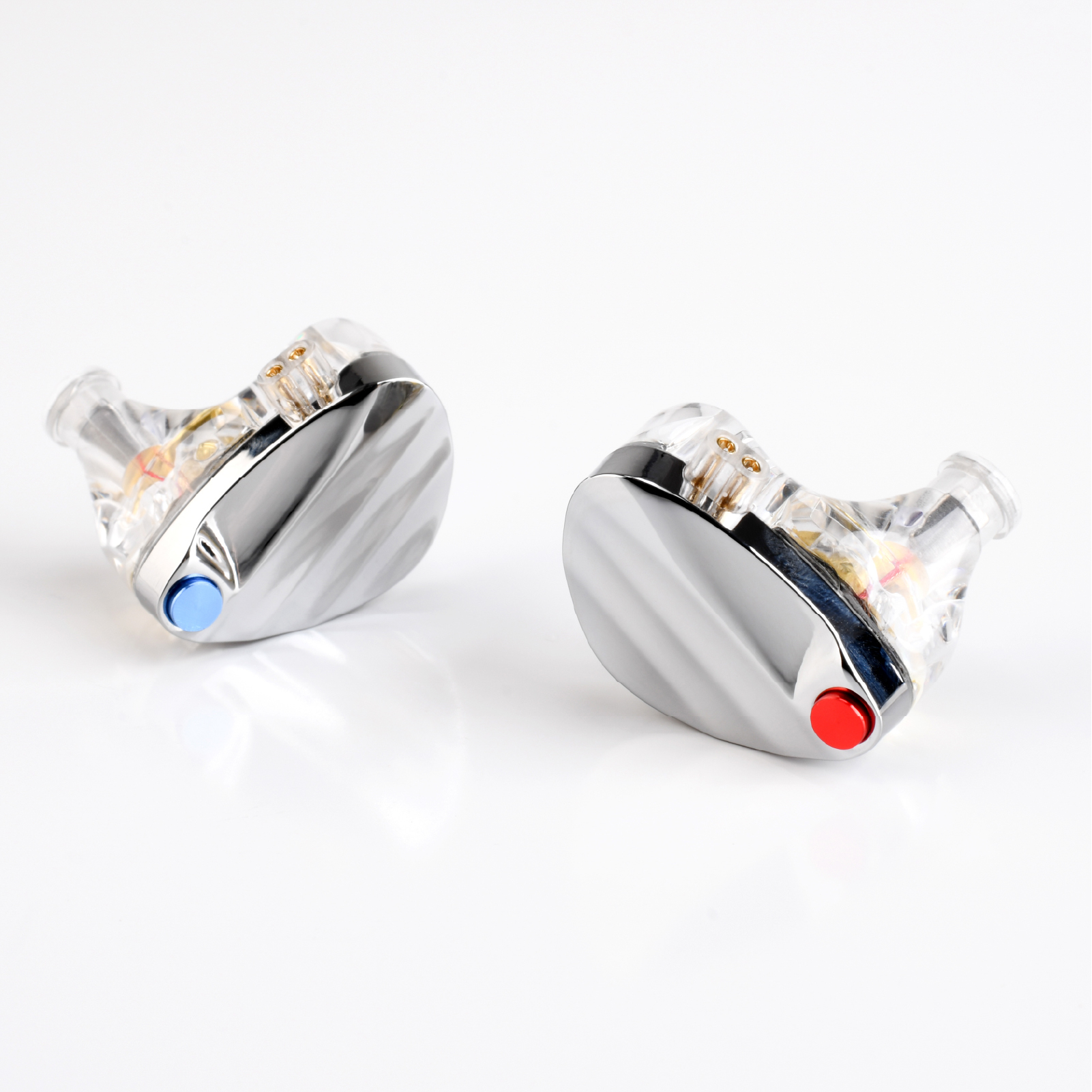 TINHIFI HUO Hybrid In Ear Monitor Earphones, 10mm Dual-Magnet Dynamic Driver + Balanced Armature, Metal Faceplate, Detachable QDC 2-Pin Cable, with Carrying Case