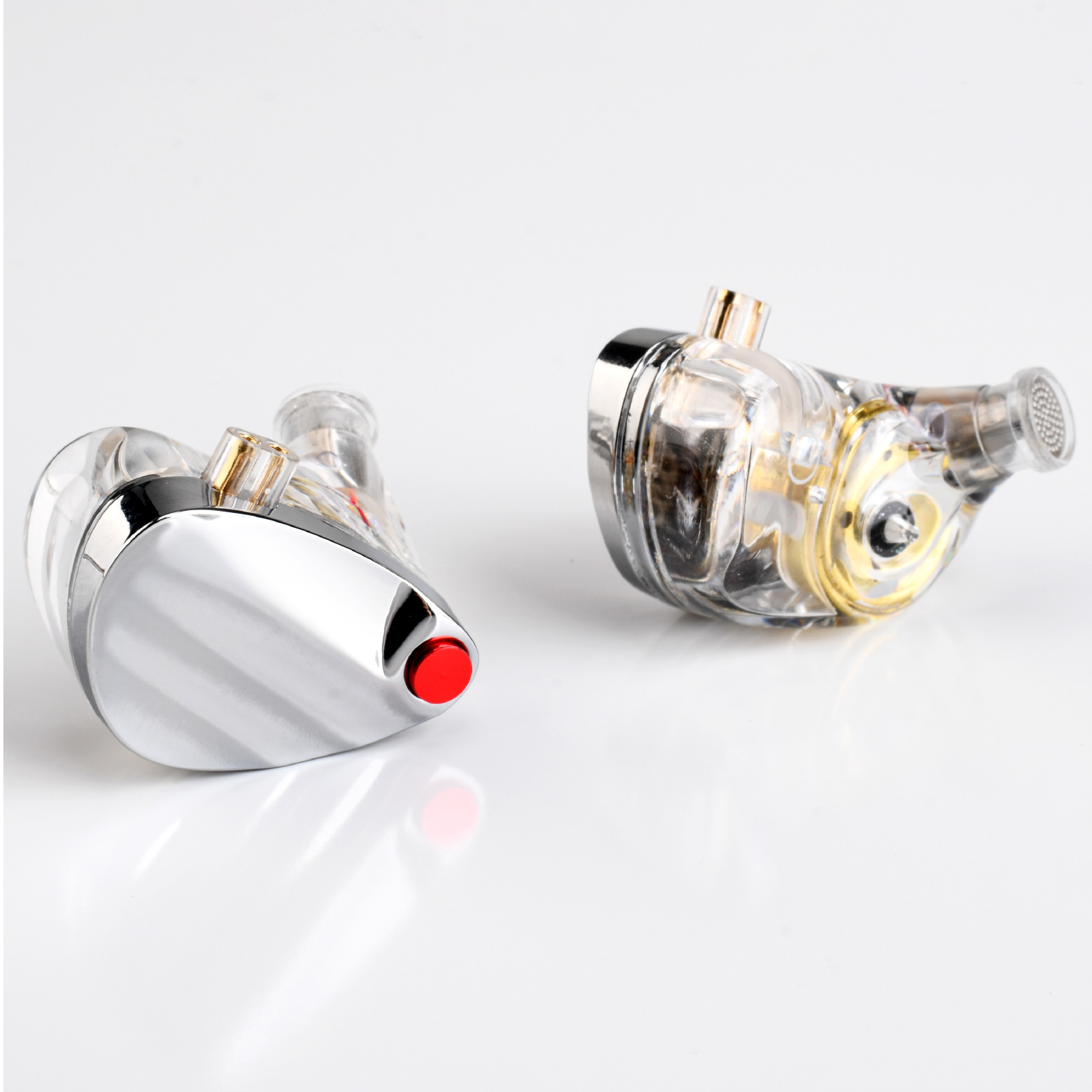 TINHIFI HUO Hybrid In Ear Monitor Earphones, 10mm Dual-Magnet Dynamic Driver + Balanced Armature, Metal Faceplate, Detachable QDC 2-Pin Cable, with Carrying Case