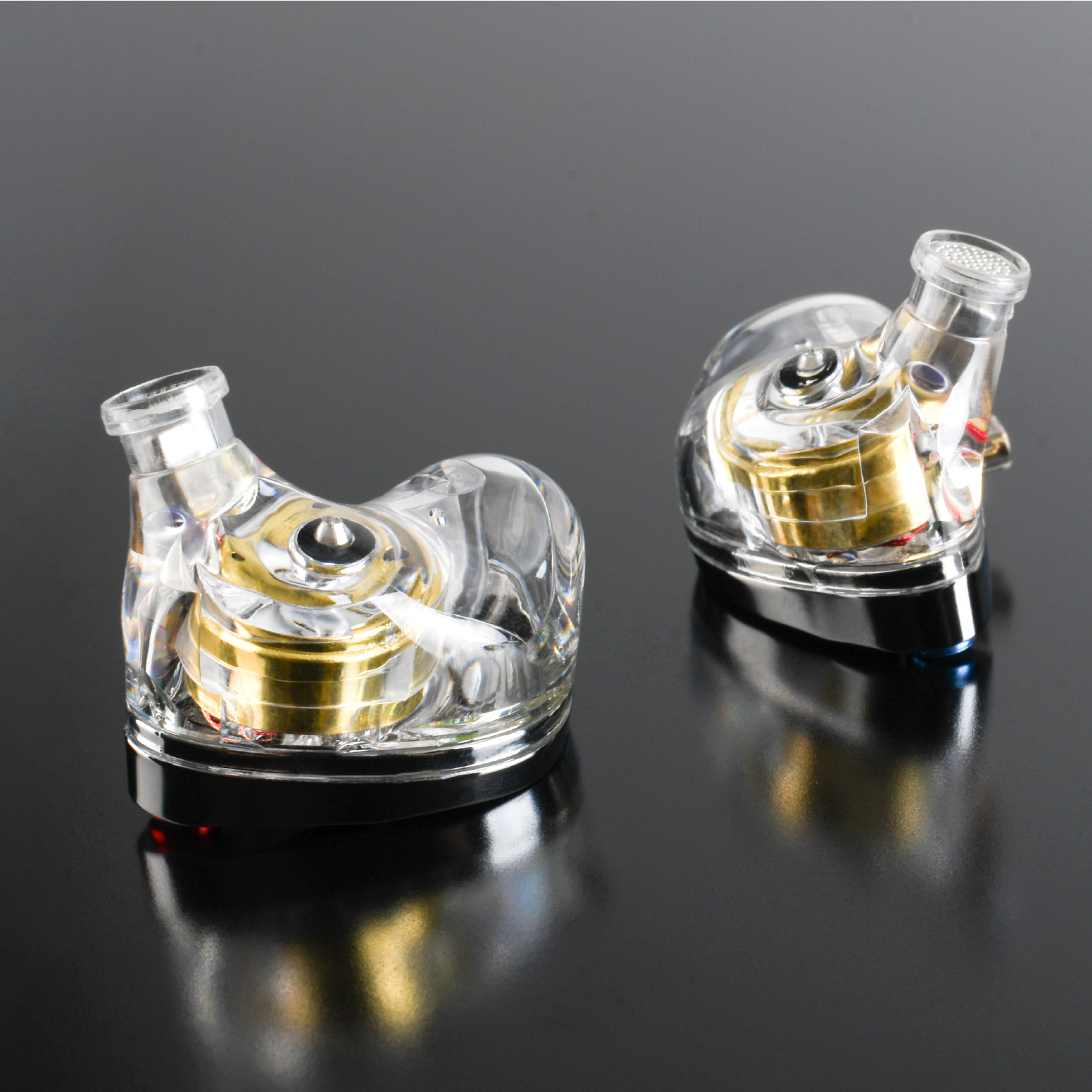 TINHIFI HUO Hybrid In Ear Monitor Earphones, 10mm Dual-Magnet Dynamic Driver + Balanced Armature, Metal Faceplate, Detachable QDC 2-Pin Cable, with Carrying Case