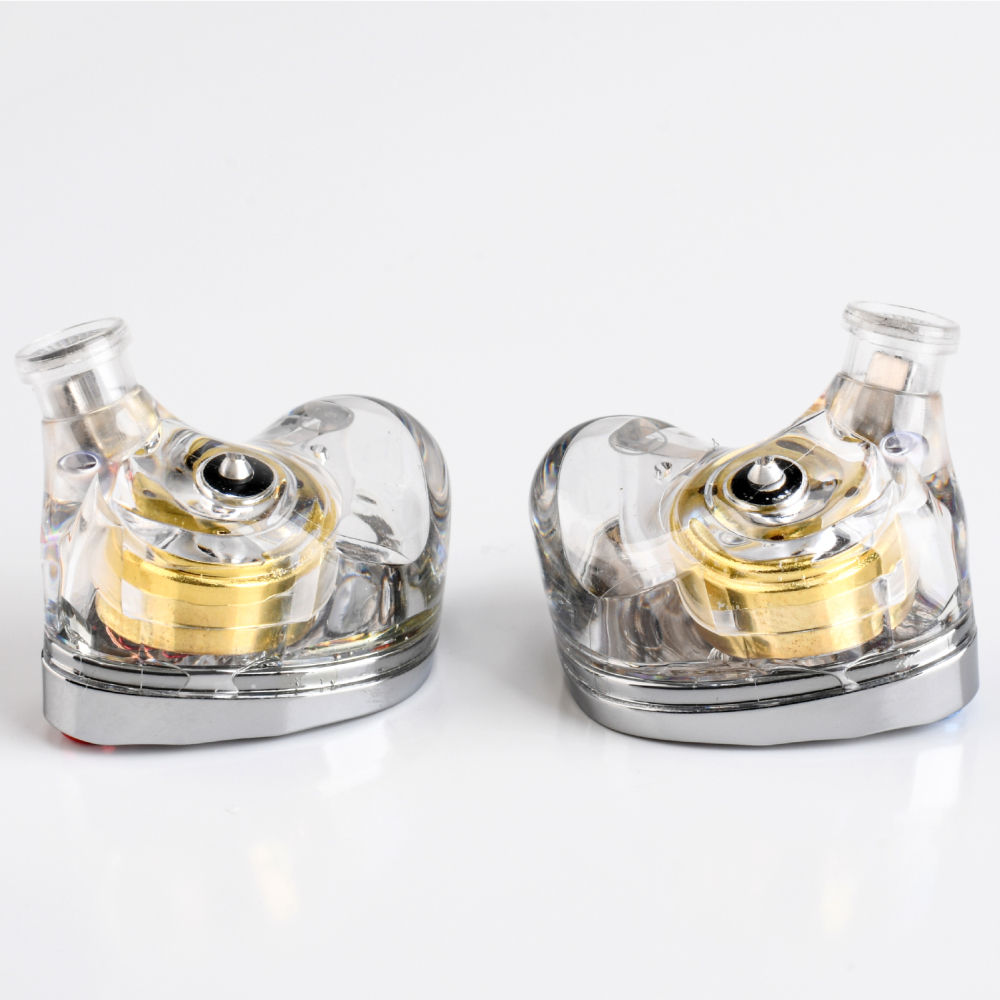 TINHIFI HUO Hybrid In Ear Monitor Earphones, 10mm Dual-Magnet Dynamic Driver + Balanced Armature, Metal Faceplate, Detachable QDC 2-Pin Cable, with Carrying Case