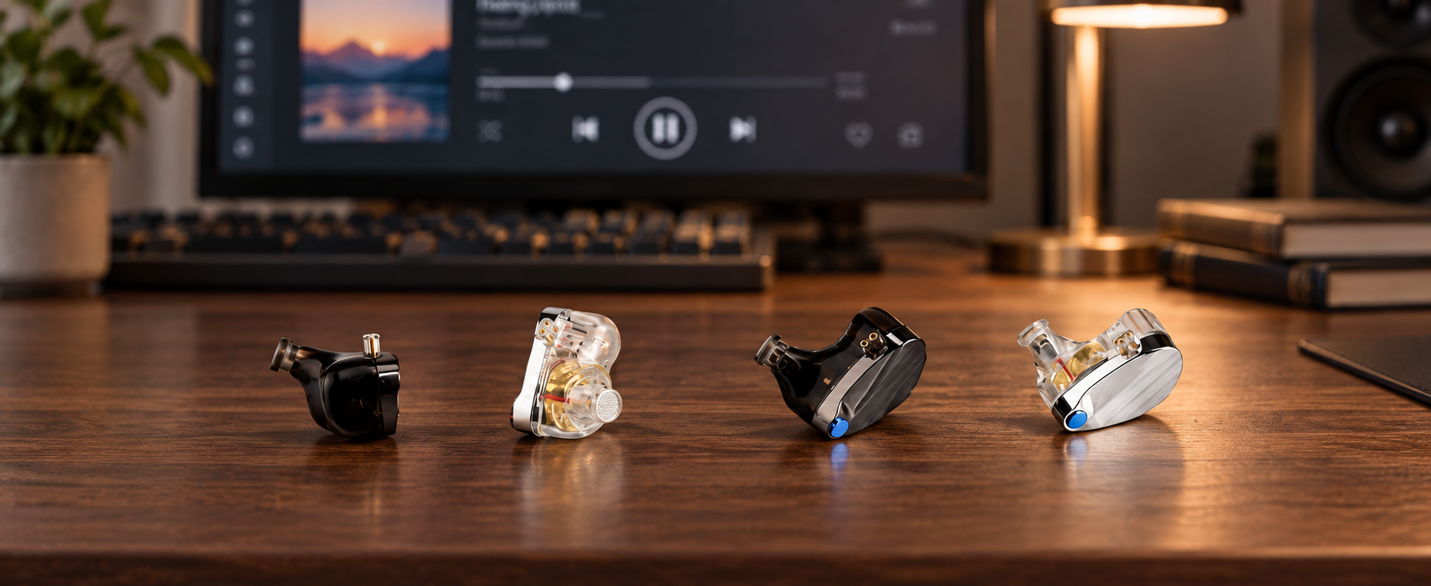 TINHIFI HUO sculpted metal faceplate and resin shell