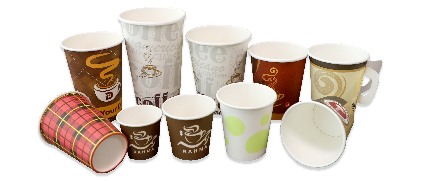 MOQ 1000PCS Custom Disposable Coffee Cup 9oz