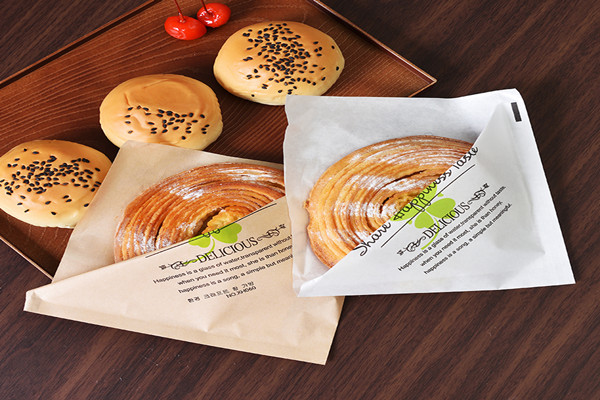Hamburger and hamburger paper bag