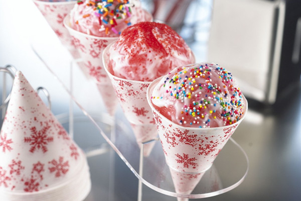 paper snow cone cup