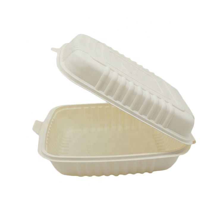 Biodegradable Clamshell Food Corn Amido Container