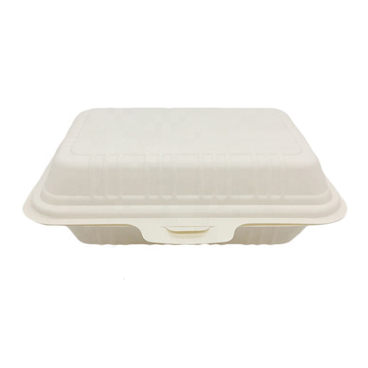 Eco-green Cornstarch Disposable Biodegradable Food Container