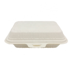 Eco-green Cornstarch BBQ Box ภาชนะบรรจุอาหารย่อยสลายได้ทางชีวภาพ