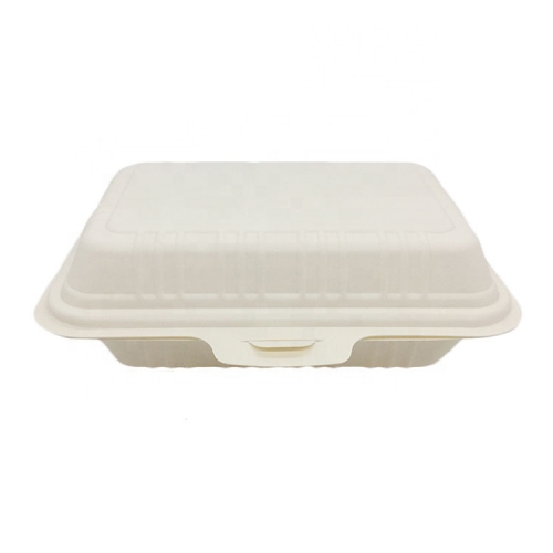 Envase de comida biodegradable disponible de la caja del Bbq de la maicena ecológica