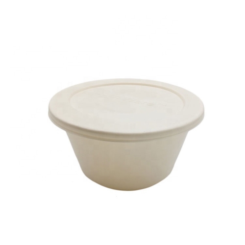 Cornstarch Food box Biodegradable Soup Bowl With Lid
