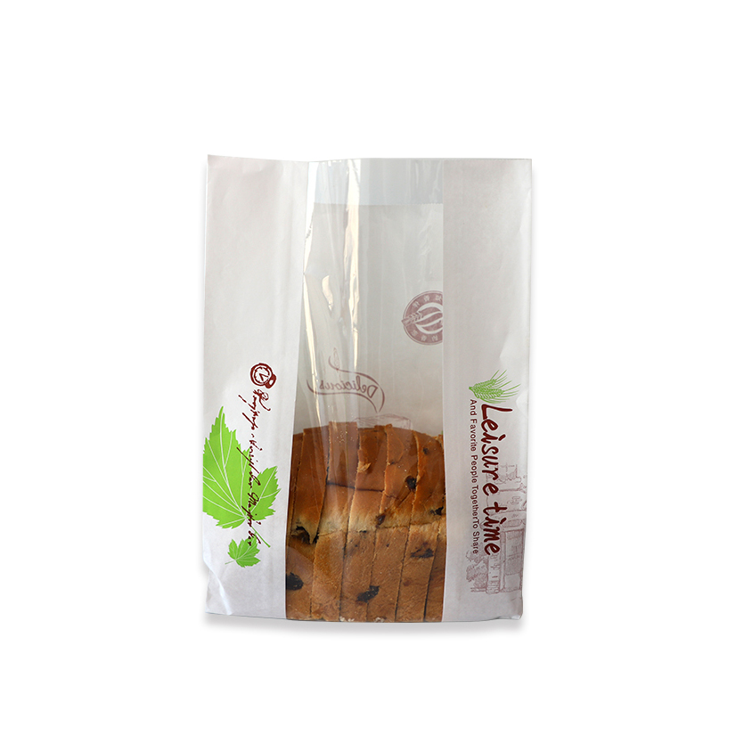 Bakery Bag Dried Fruit Bag Baguette Packing Bag with Window