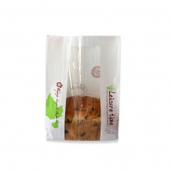 Bakery Bag Trockenobst Bag Baguette Packsack mit Sichtfenster