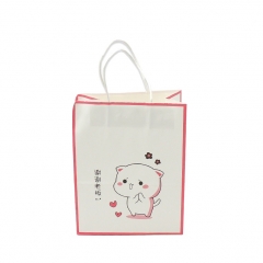 Biodegradable Durable Kraft Paper Bag With Handle