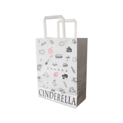 White Cardboard Paper Gift Bag