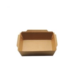 Caja de envasado de alimentos Kraft de 900 ml