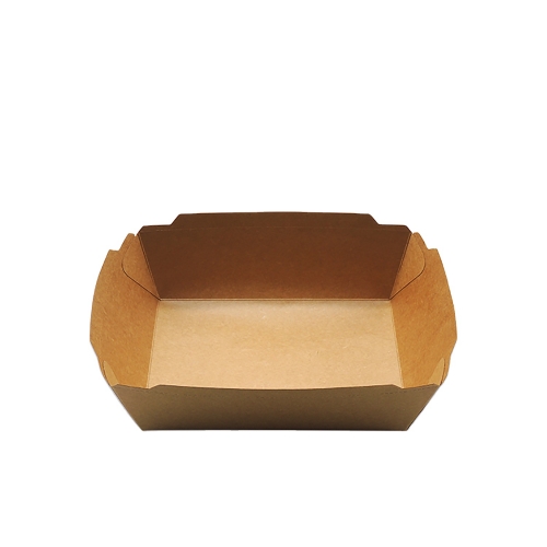 Коробка для упаковки пищевых продуктов из крафт-бумаги 1300 мл
