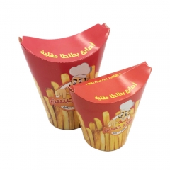 Copo de papel de batata frita popular 12OZ para o mercado do Iraque