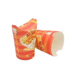 Eco-friendly French fries package container with custom design