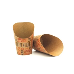 Triangle Wrap French Fries Paper Cup