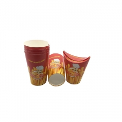 Iraq Popular New Design Disposable French Fry Paper Cup