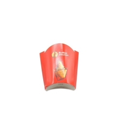 Одноразовая одноразовая подгонянная одноразовая подгонянная чашка для картофеля фри на вынос