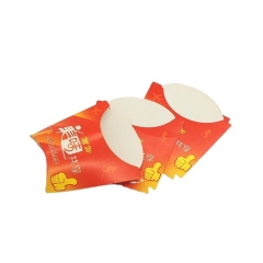 French Fry cup Munchie Cup Paper Food Container, Fold-Down Lid
