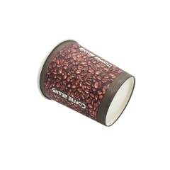 Vasos de papel de café baratos a granel desechables con logotipo