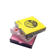 Caja de empaquetado barata acanalada reciclada de la pizza de la entrega