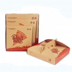 Manufacturer Support Mould Insulated Pizza Box Printed With Handle