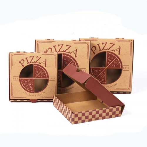 Коробка для подогрева пиццы Golden Supplier, коричневая