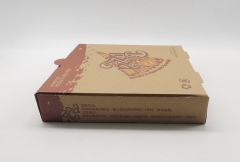 Caja de pizza marrón biodegradable Caja de pizza corrugada de 12 pulgadas