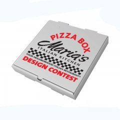 Thân thiện với môi trường mẫu miễn phí kraft hộp bánh pizza sóng số lượng lớn