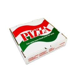 12inch OEM disposable edible pizzs box fast food paper packaging