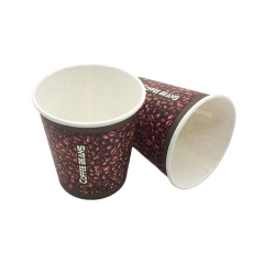 Disposable bulk cheap coffee paper cups with logo