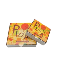 Коробка доставки пиццы прямоугольника Крафт Эко дружелюбная для упаковки пиццы