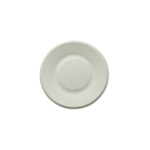 7-дюймовая круглая кружевная тарелка из сахарного тростника