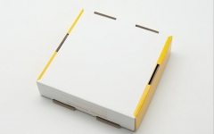 Boîte à pizza rectangulaire personnalisée en carton ondulé à prix d'usine