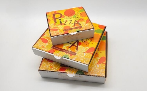 Neupreis Wellpappe personalisierte rechteckige Pizzaschachtel