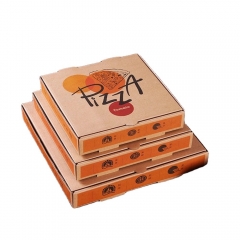 Caja de pizza de buena calidad con logotipo personalizado con impresión personalizada