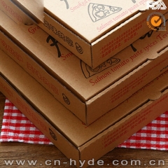 Контейнеры для пиццы из крафт-бумаги OEM одноразовые с высоким качеством
