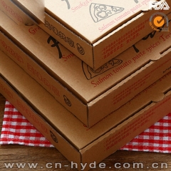 OEM kraft paper pizza containers disposable with high quality