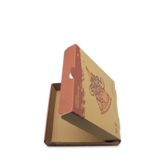 Hộp Pizza dominos hình tròn dùng một lần với logo tùy chỉnh