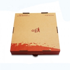 पेपरबोर्ड कस्टम पिज़्ज़ा टेक अवे बॉक्स