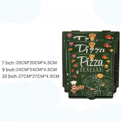 Bedruckter Pizzakarton aus Kraftpapier