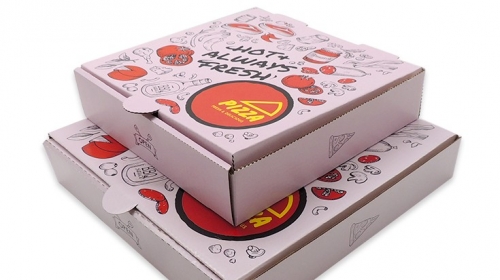 Индивидуальная печать 3 6 9 16 18 28 32 36-дюймовая коробка для пиццы из гофрированного картона с различным дизайном